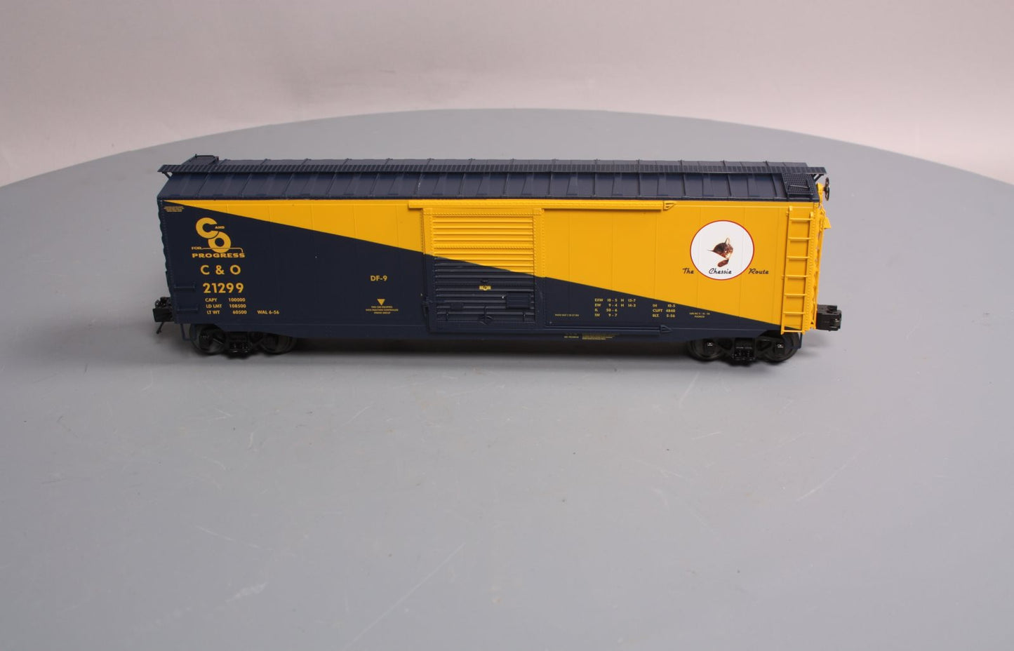 MTH 20-93584 O Chesapeake & Ohio 50' PS-1 Box Car w/Youngstown Door #21299 LN/Box