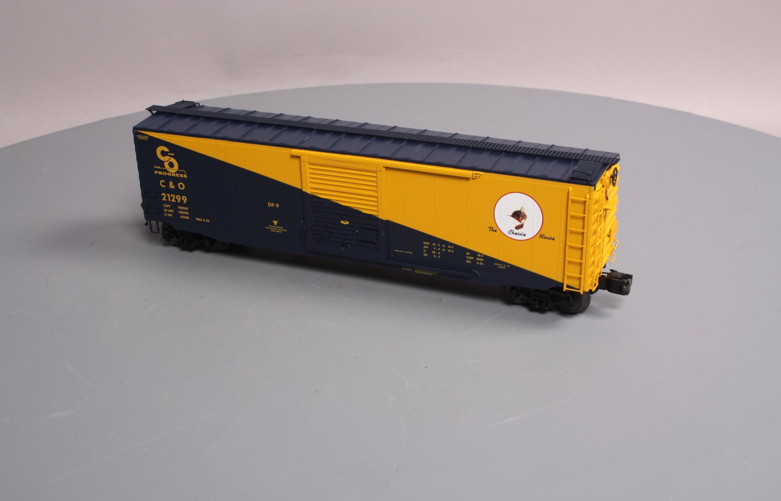 MTH 20-93584 O Chesapeake & Ohio 50' PS-1 Box Car w/Youngstown Door #21299 LN/Box