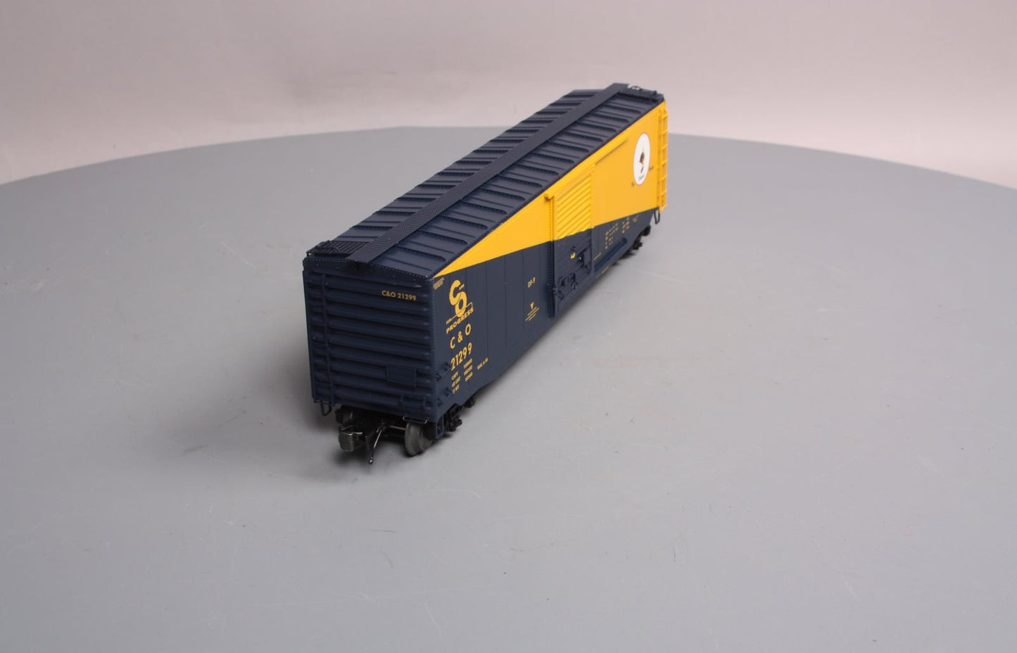 MTH 20-93584 O Chesapeake & Ohio 50' PS-1 Box Car w/Youngstown Door #21299 LN/Box
