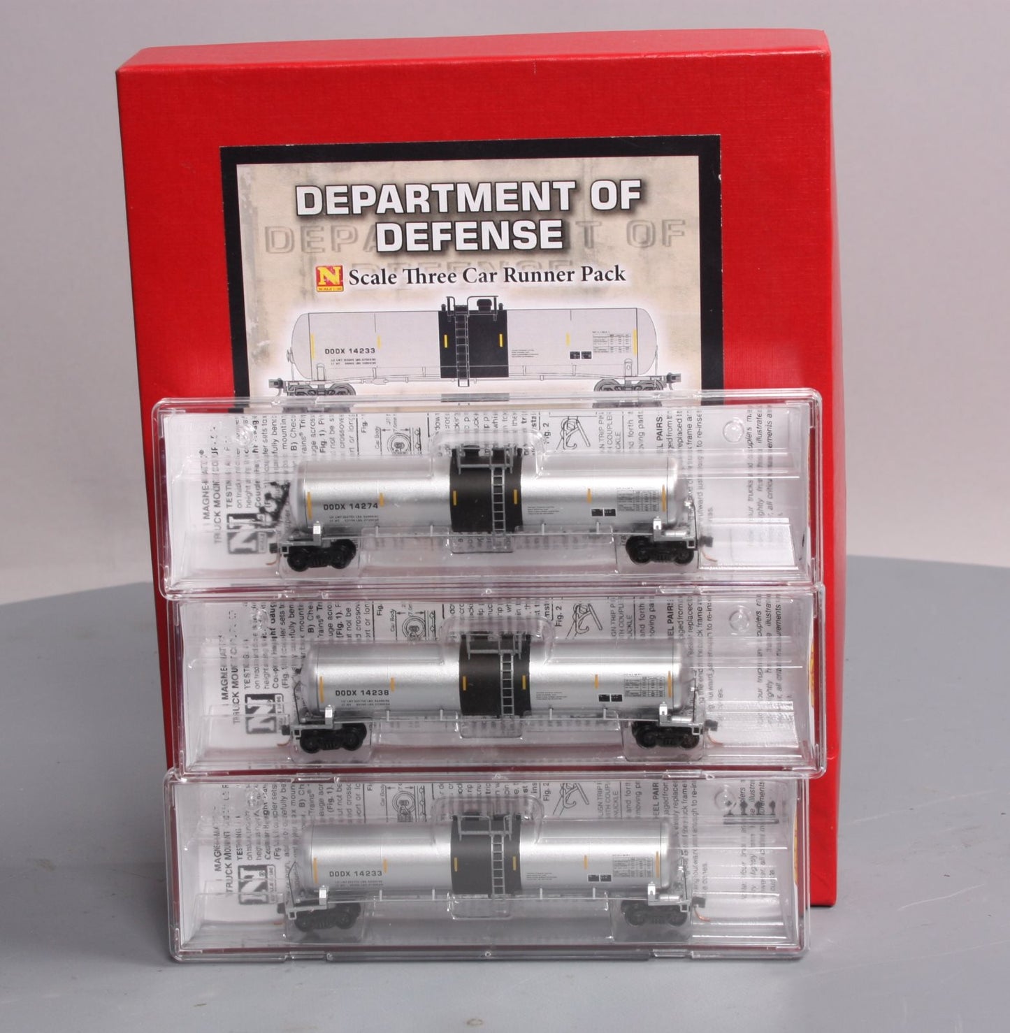 Micro-Trains 99300067 N Department Of Defense Tank Car Runner Pack (Set of 3) LN/Box