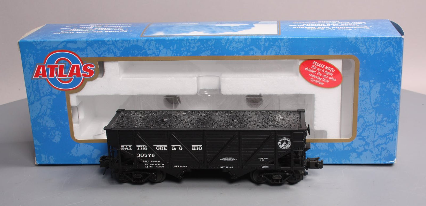 Atlas 6421-5 O Gauge Baltimore & Ohio 50-Ton War Emergency Hopper #30576 [3Rail] LN/Box