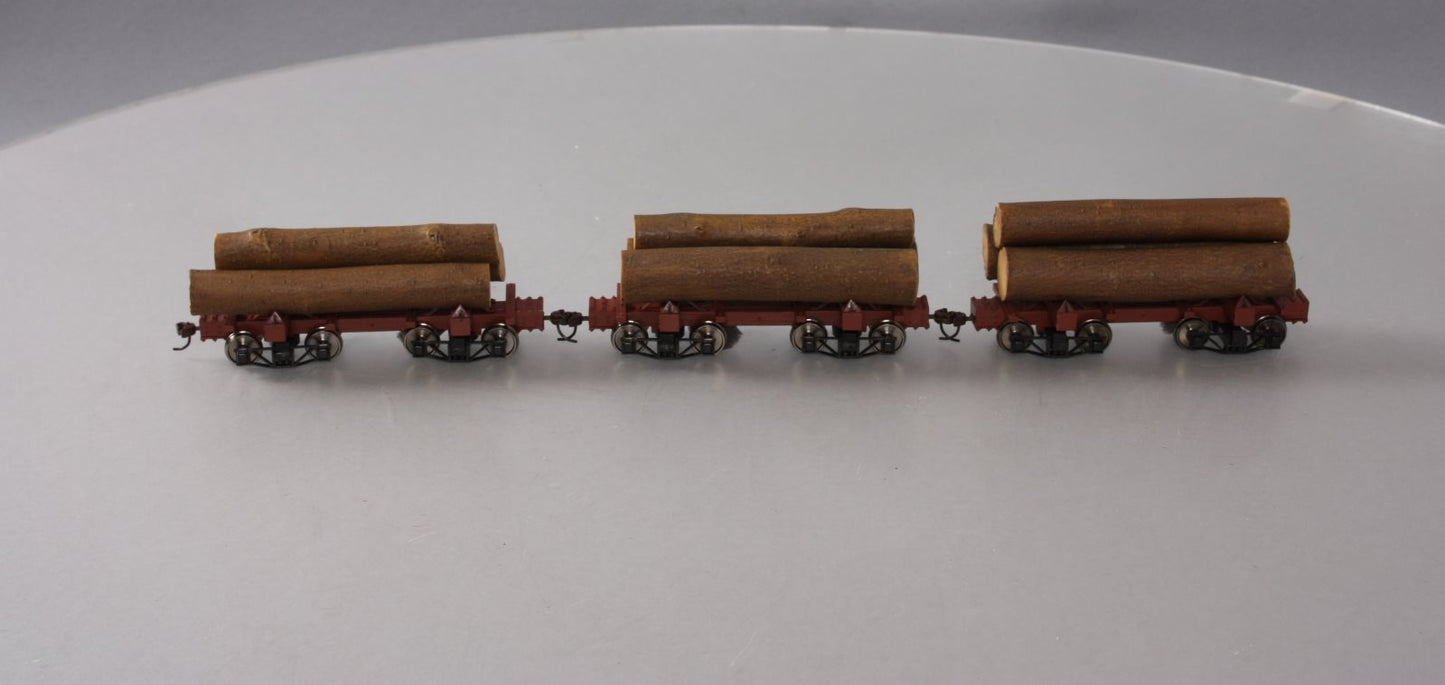 Bachmann 27391 On30 Scale Skeleton Log Car Set with Logs
