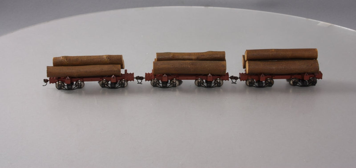 Bachmann 27391 On30 Scale Skeleton Log Car Set with Logs LN/Box