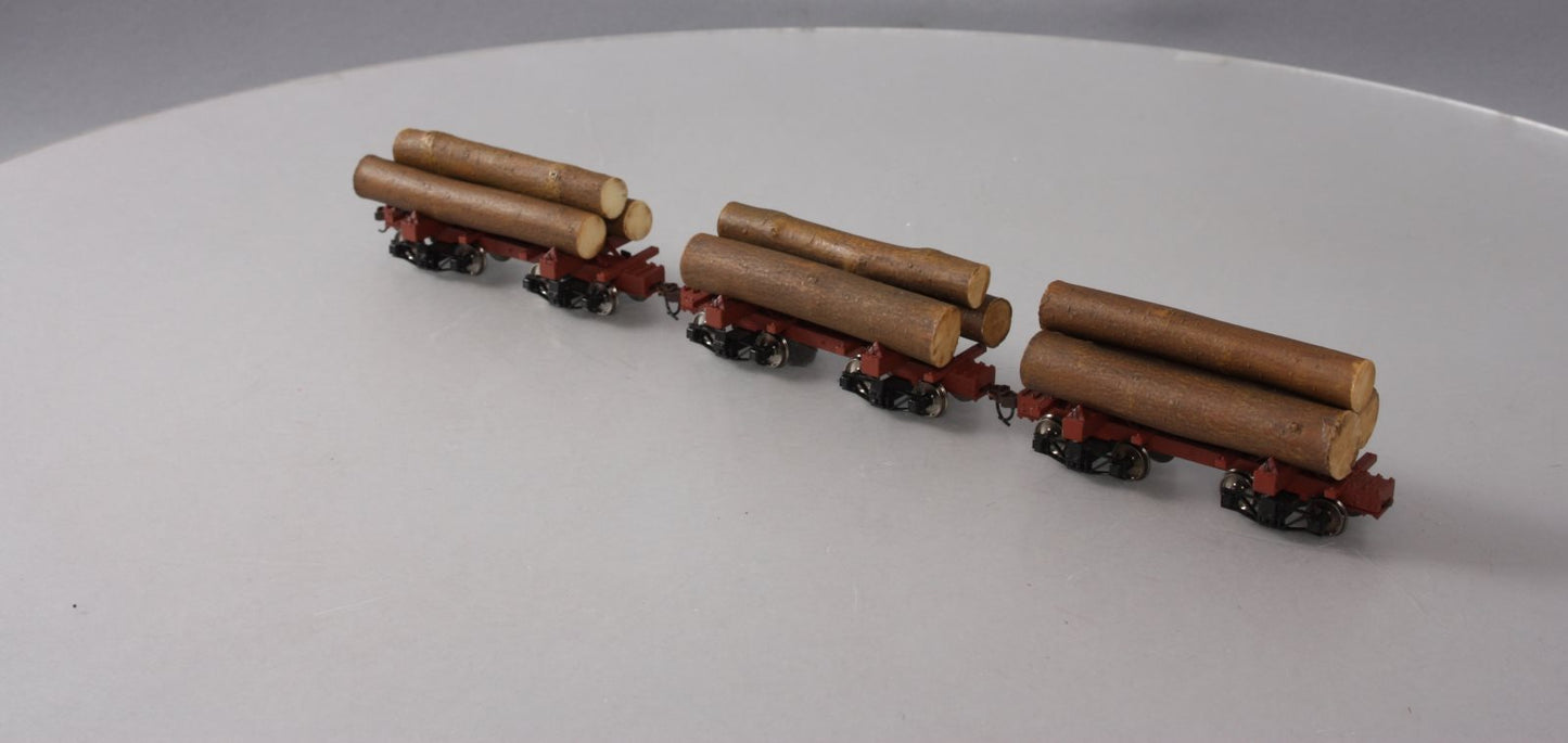 Bachmann 27391 On30 Scale Skeleton Log Car Set with Logs