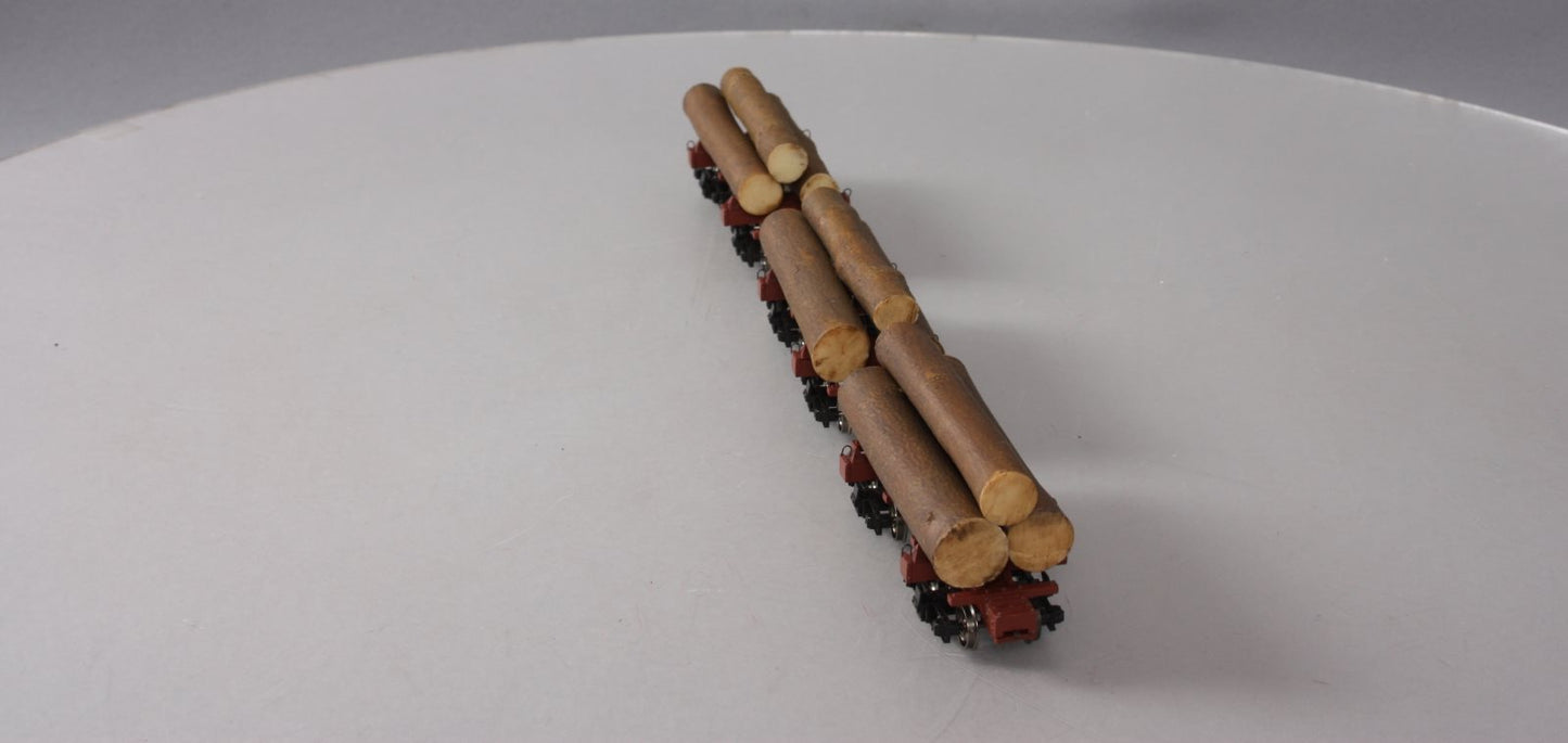 Bachmann 27391 On30 Scale Skeleton Log Car Set with Logs