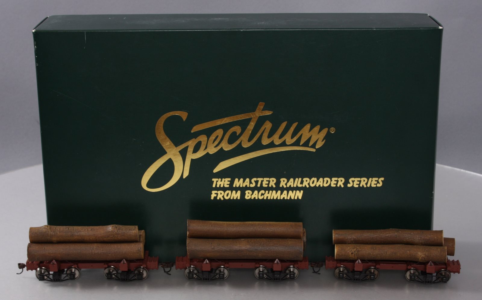 Bachmann 27391 On30 Scale Skeleton Log Car Set with Logs NIB