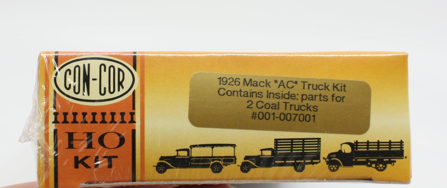 Con-Cor 001-007001 HO Scale 1926 Mack "AC" Coal Truck Kit