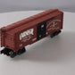 Lionel 6-84596 Carnegie Steel Box Car (Tuscan Red) LN/Box