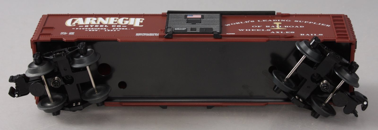 Lionel 6-84596 Carnegie Steel Box Car (Tuscan Red) LN/Box