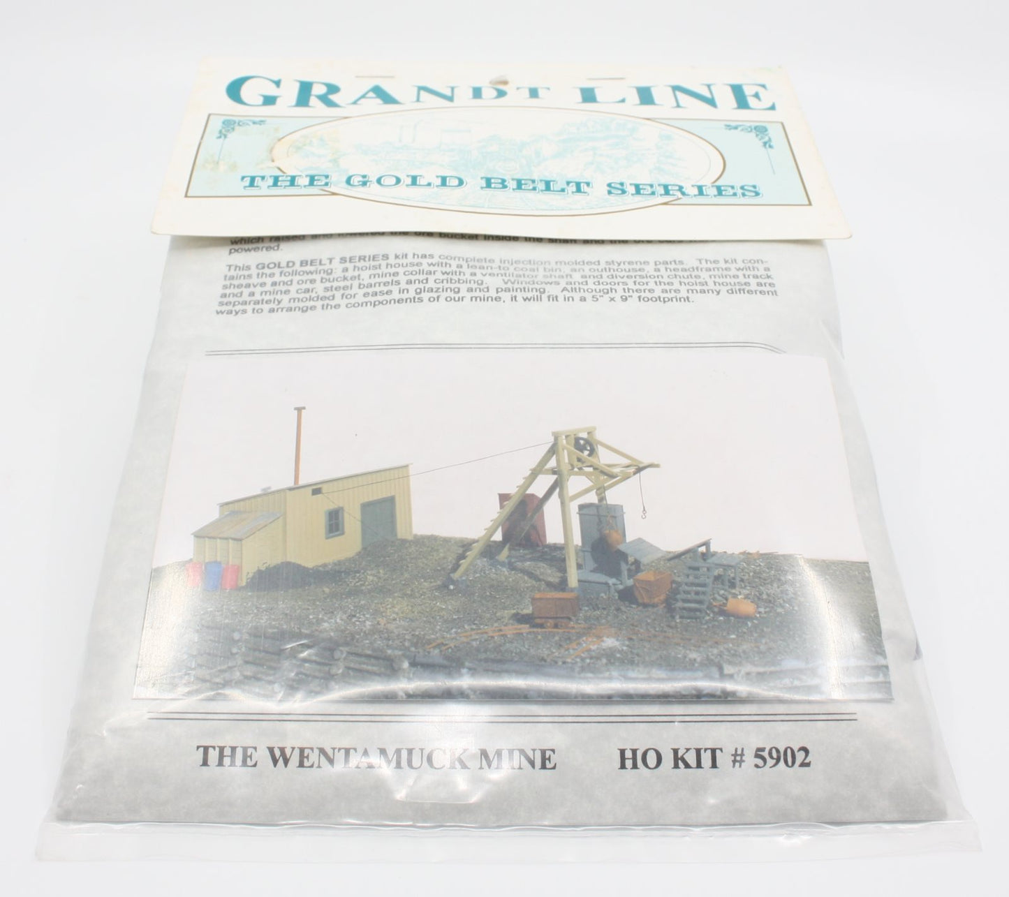 Grandt Line 5902 HO The Gold Belt Series The Wentamuck Mine Building Kit