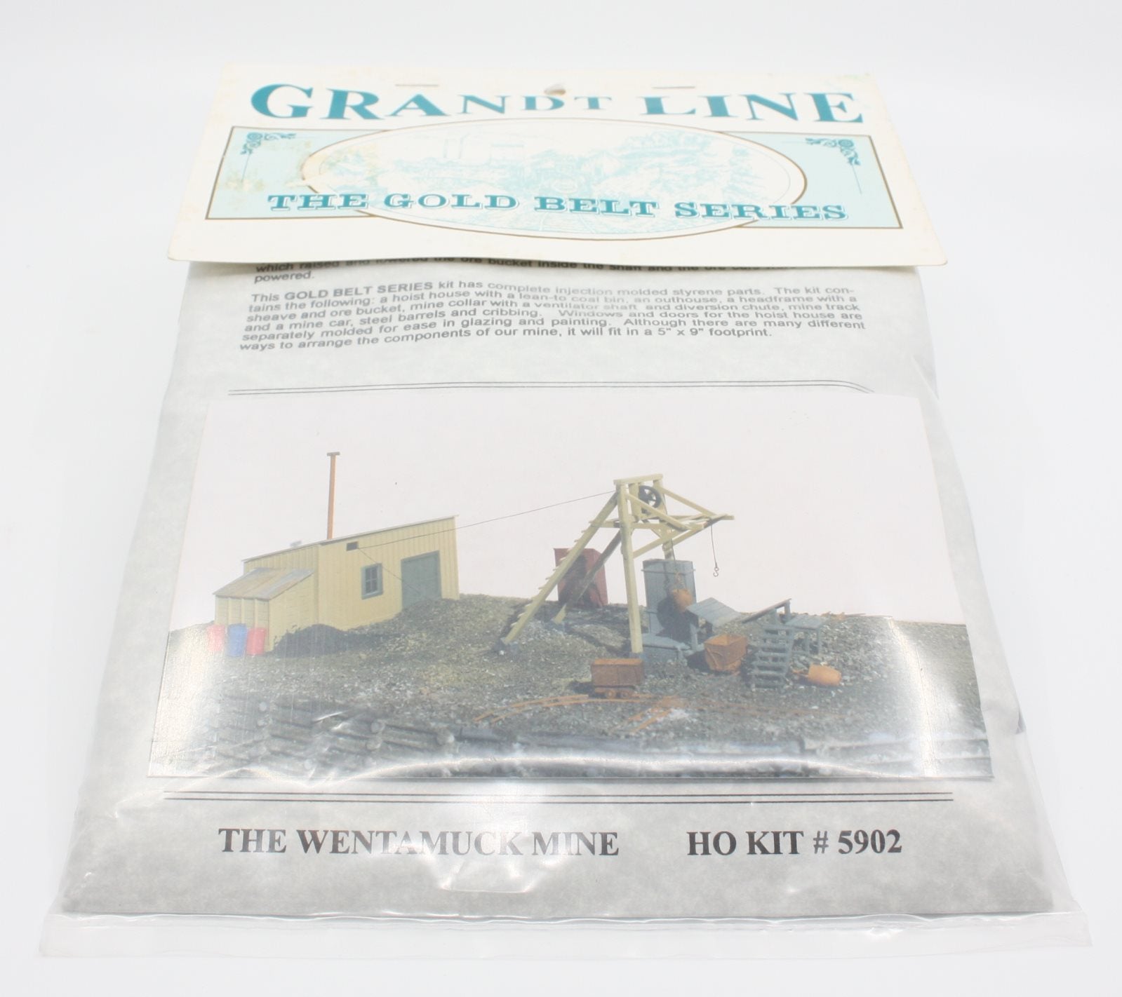 Grandt Line 5902 HO The Gold Belt Series The Wentamuck Mine Building Kit