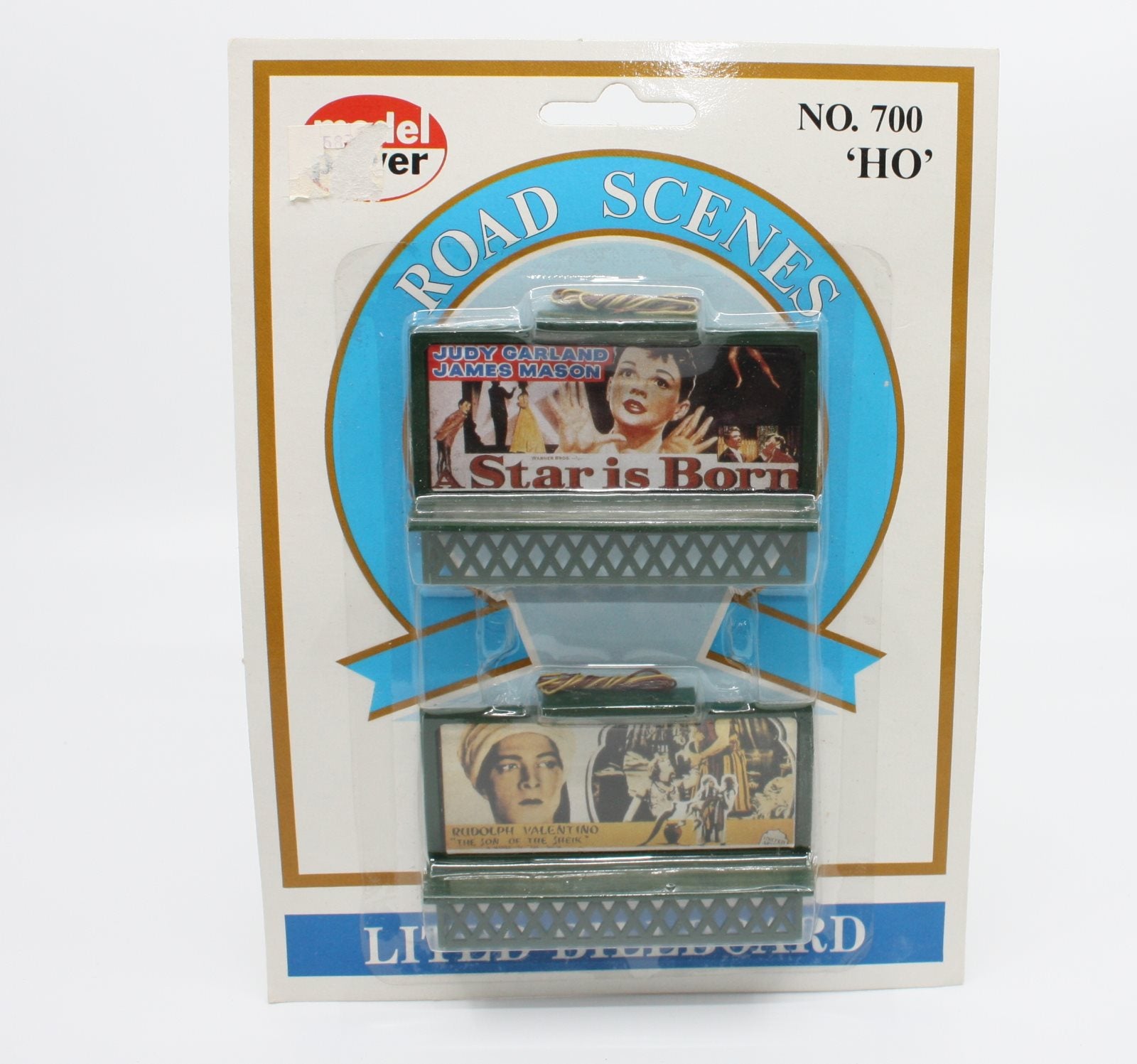 Model Power 700 HO Scale Lighted Billboards Road Scenes (Pack of 2)