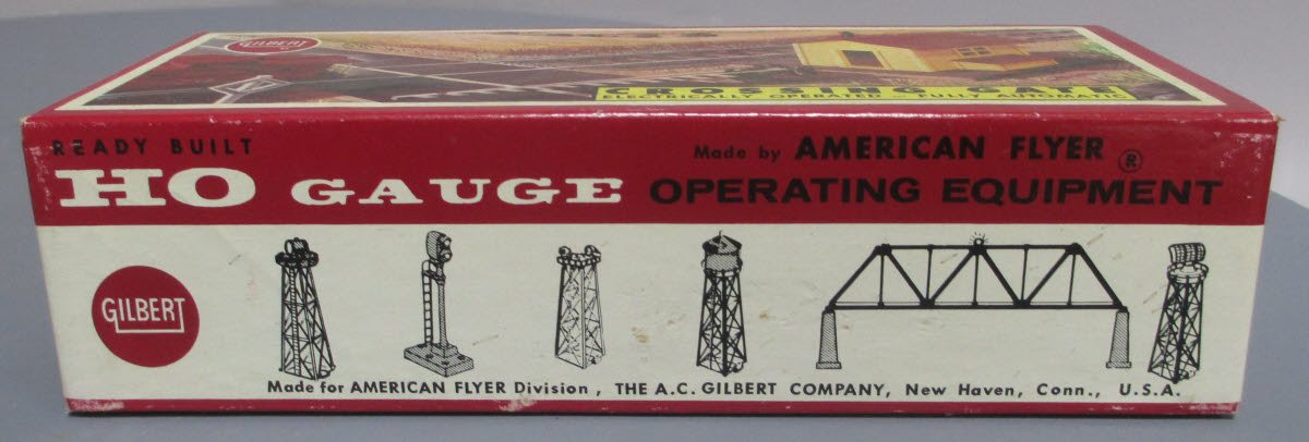 American Flyer 35212 Operating Crossing Gate & House EX/Box