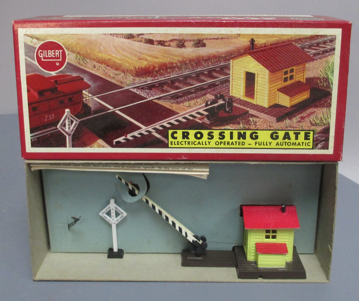 American Flyer 35212 Operating Crossing Gate & House EX/Box