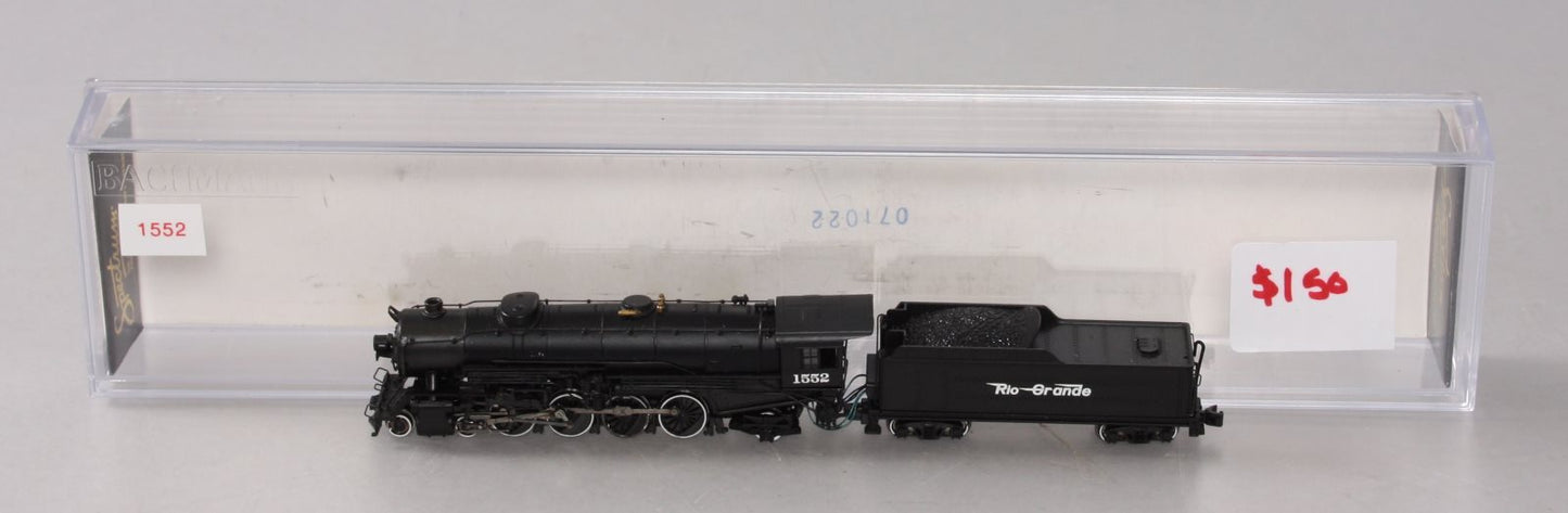 Bachmann 82514 N Scale D&RGW USRA Heavy 4-8-2 Steam Locomotive #1552 w/DCC LN/Box