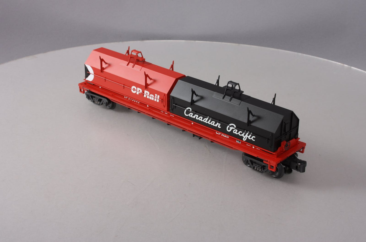 K-Line K676-1211 O Gauge CP Rail Covered Coil Car #313542 LN/Box