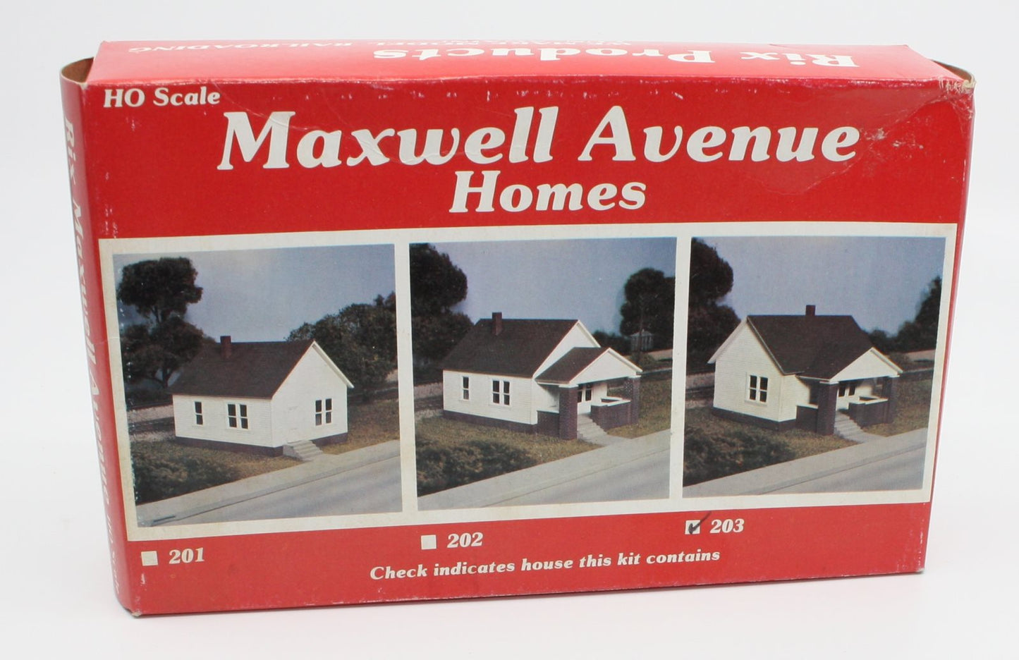 Rix Products 628-0203 HO Maxwell Ave House w/Side Porch Building Kit