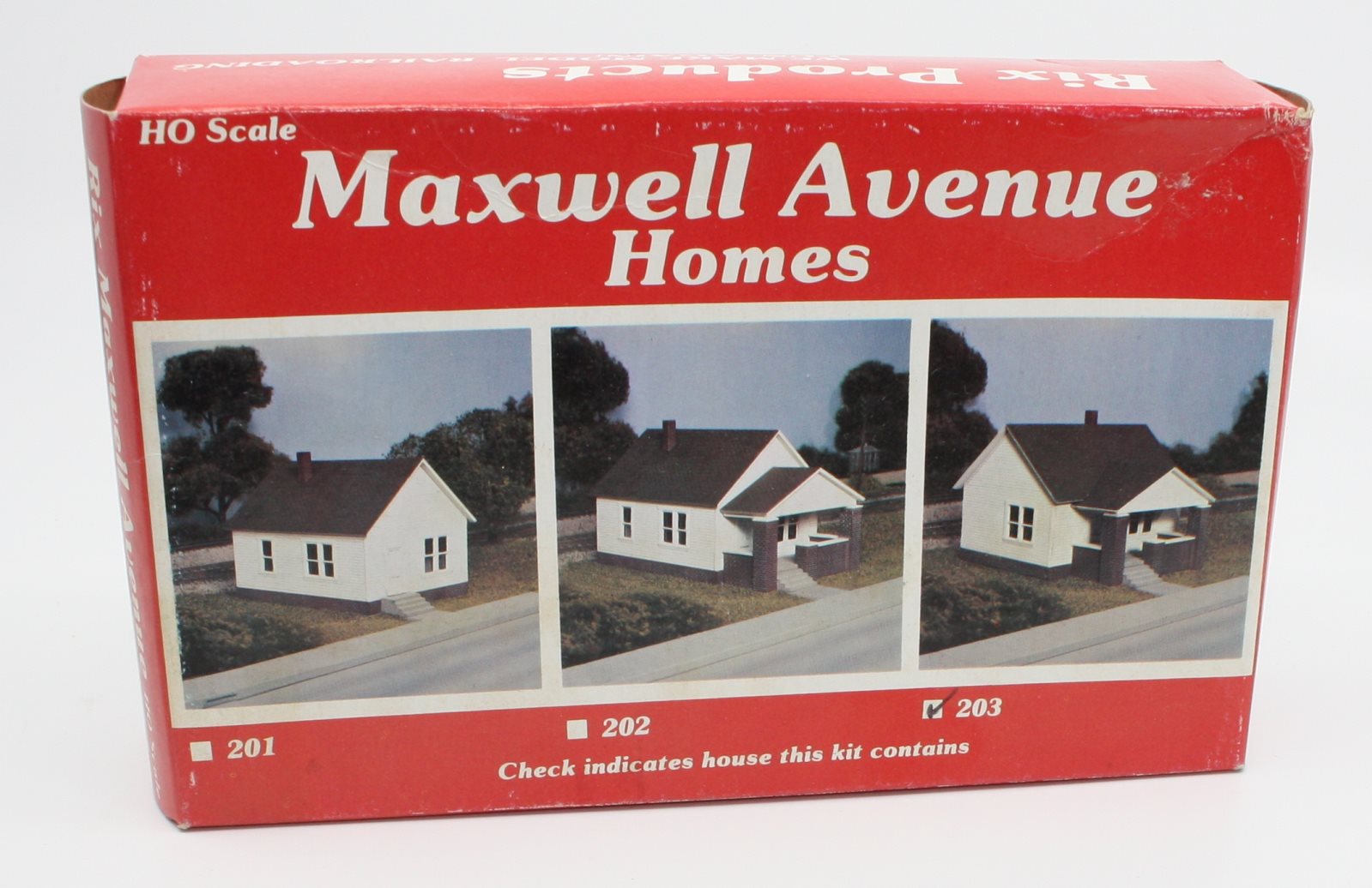 Rix Products 628-0203 HO Maxwell Ave House w/Side Porch Building Kit