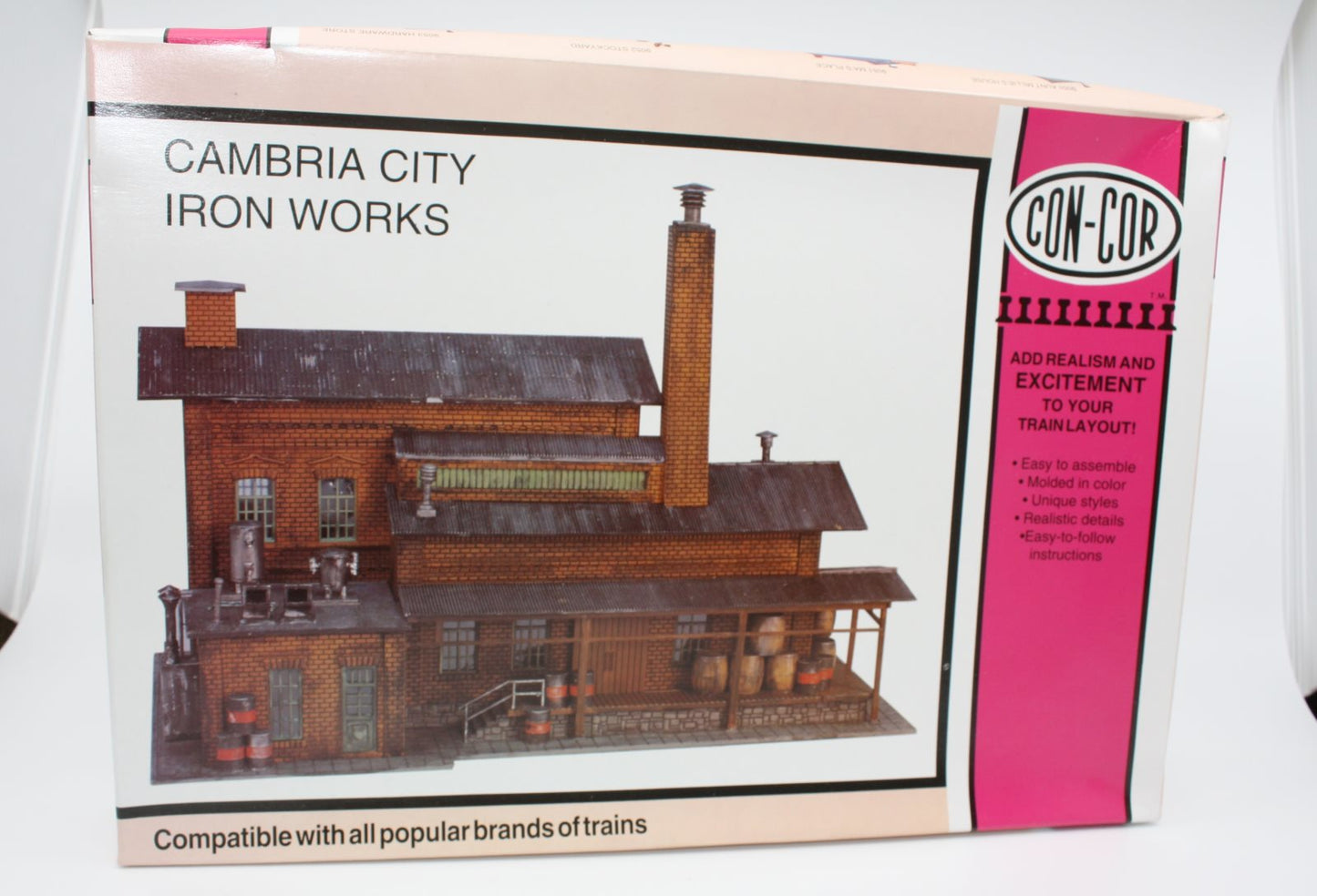 Con-Cor 9054 HO Scale Cambria City Iron Works Building Kit