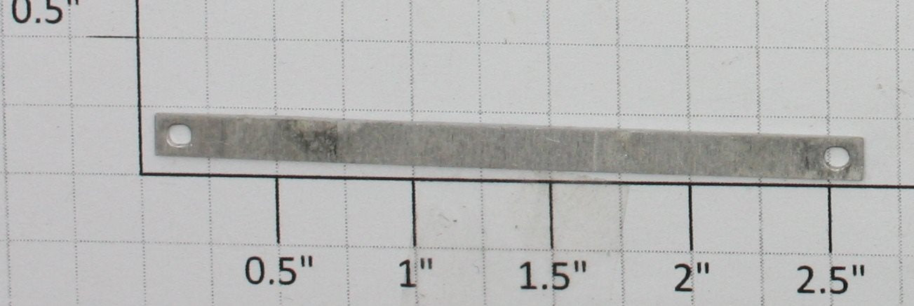 Lionel 2532-50 Silver Range Nameplate with Mounting Holes