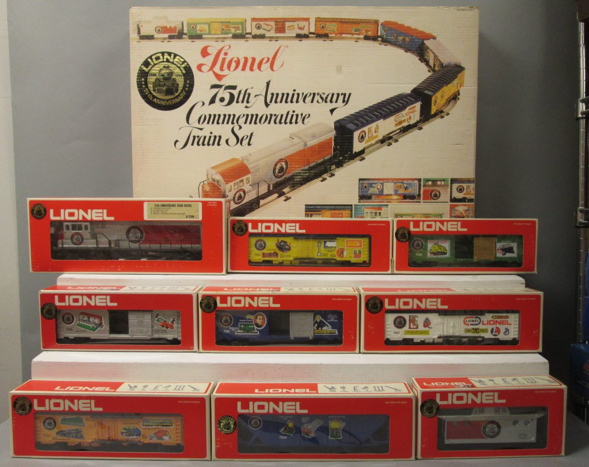 Lionel 6-1585 O Gauge 75th Anniversary Diesel Train Set MT/Box