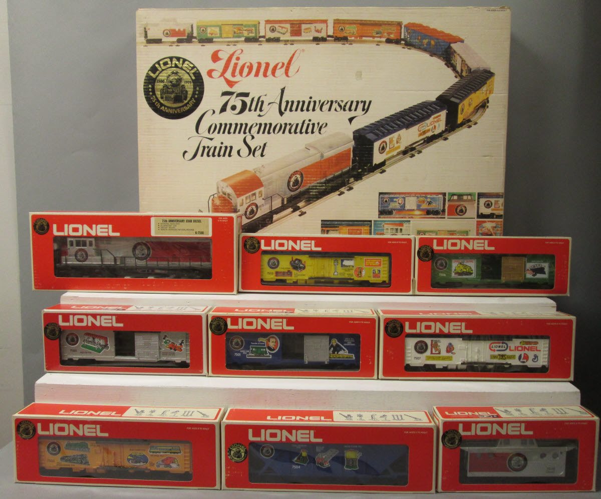 Lionel 6-1585 O Gauge 75th Anniversary Diesel Train Set MT/Box