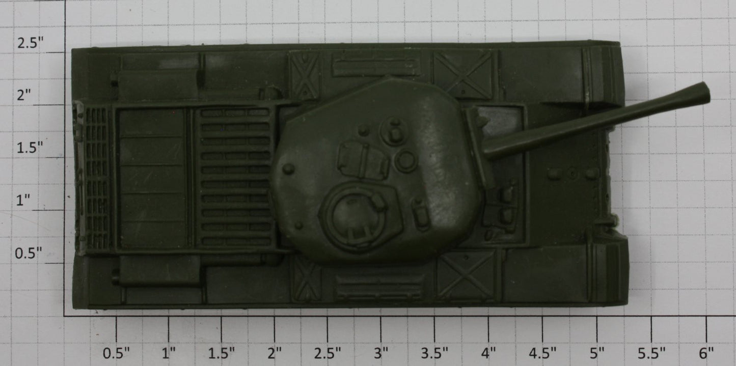 Lionel 6401-1DG Payton Plastics Cheap Dark Green Army Tank Load
