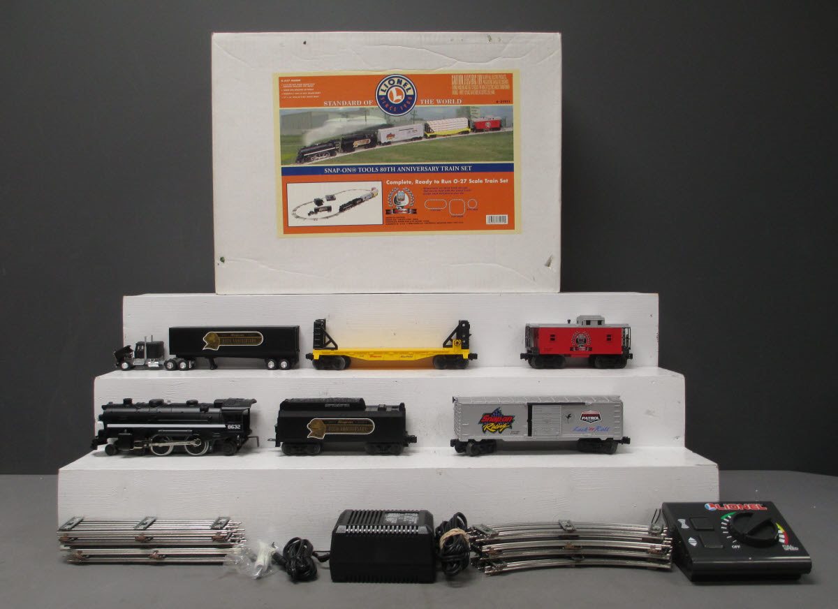 Lionel 6-31911 O Gauge Snap-On Tools 80th-Anniversary Steam Freight Train Set LN/Box