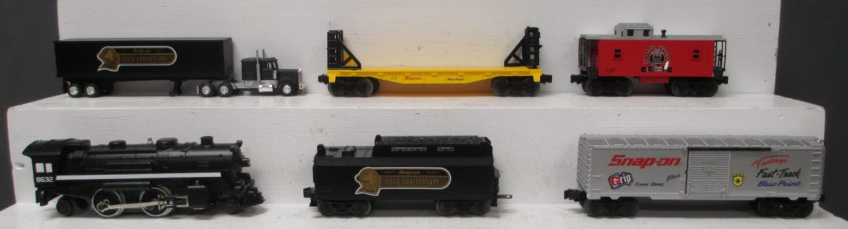 Lionel 6-31911 O Gauge Snap-On Tools 80th-Anniversary Steam Freight Train Set MT/Box
