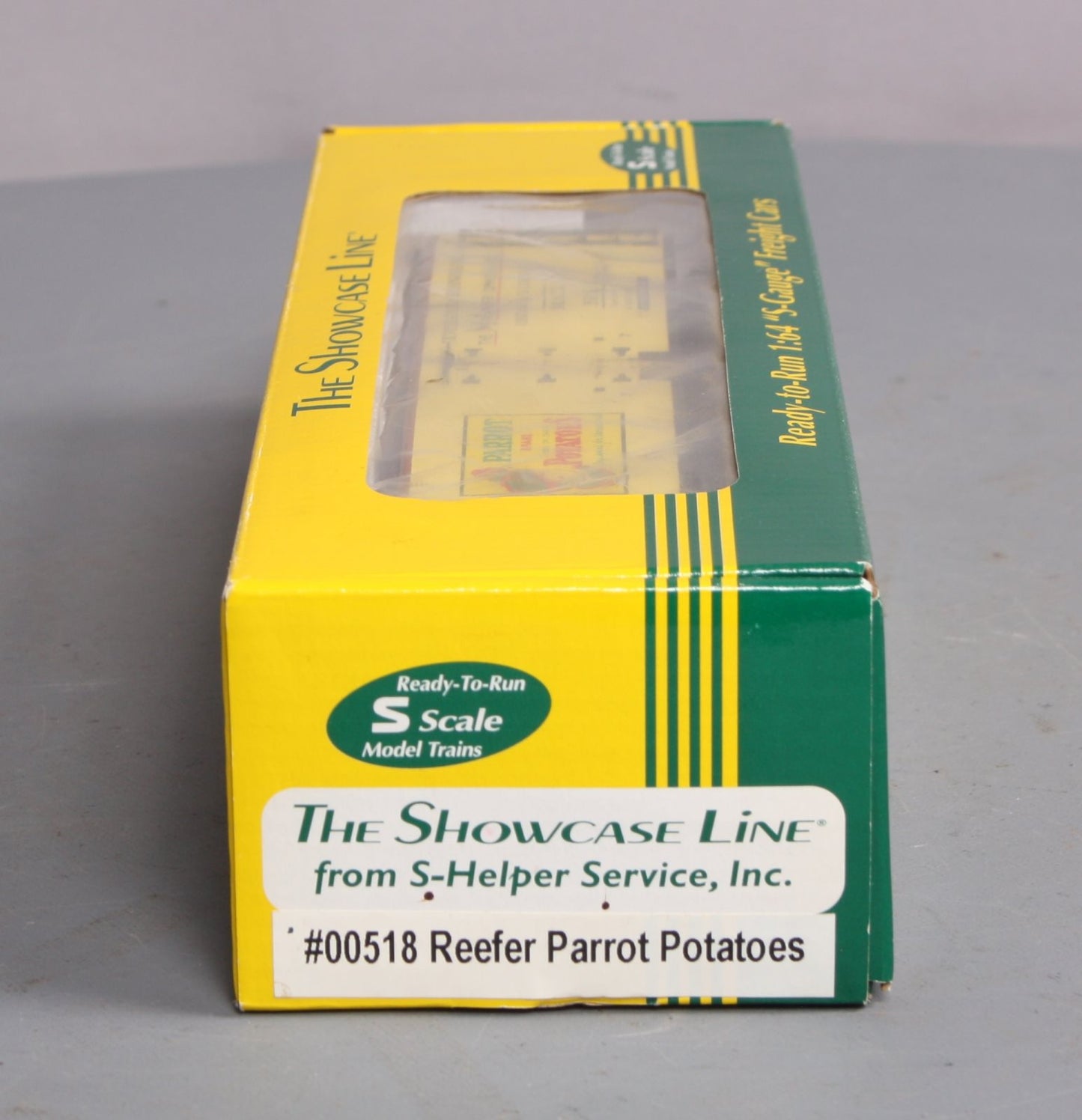 S-Helper 00518 S Scale Parrot Potatoes 40' Wooden Billboard Reefer #3300 LN/Box