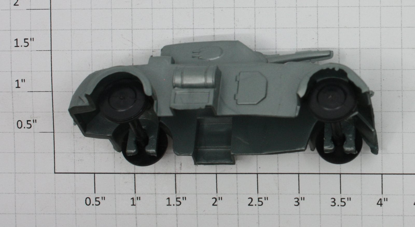 Marx MX-MVAC Gray Plastic Military Vehicle Armored Car