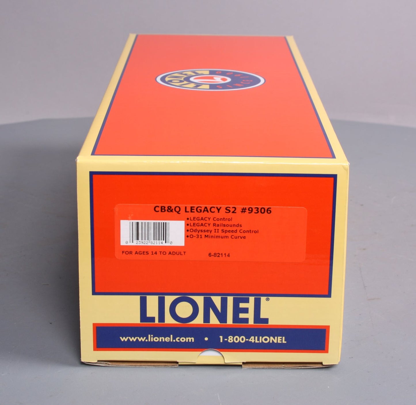 Lionel 6-82114 Burlington Legacy S2 Diesel Switcher #9306 EX/Box