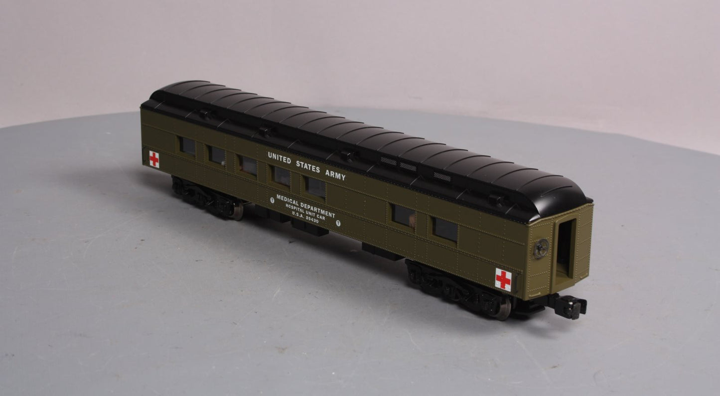 Lionel 6-21227 O Gauge US Army Hospital Passenger Car #889430 NIB