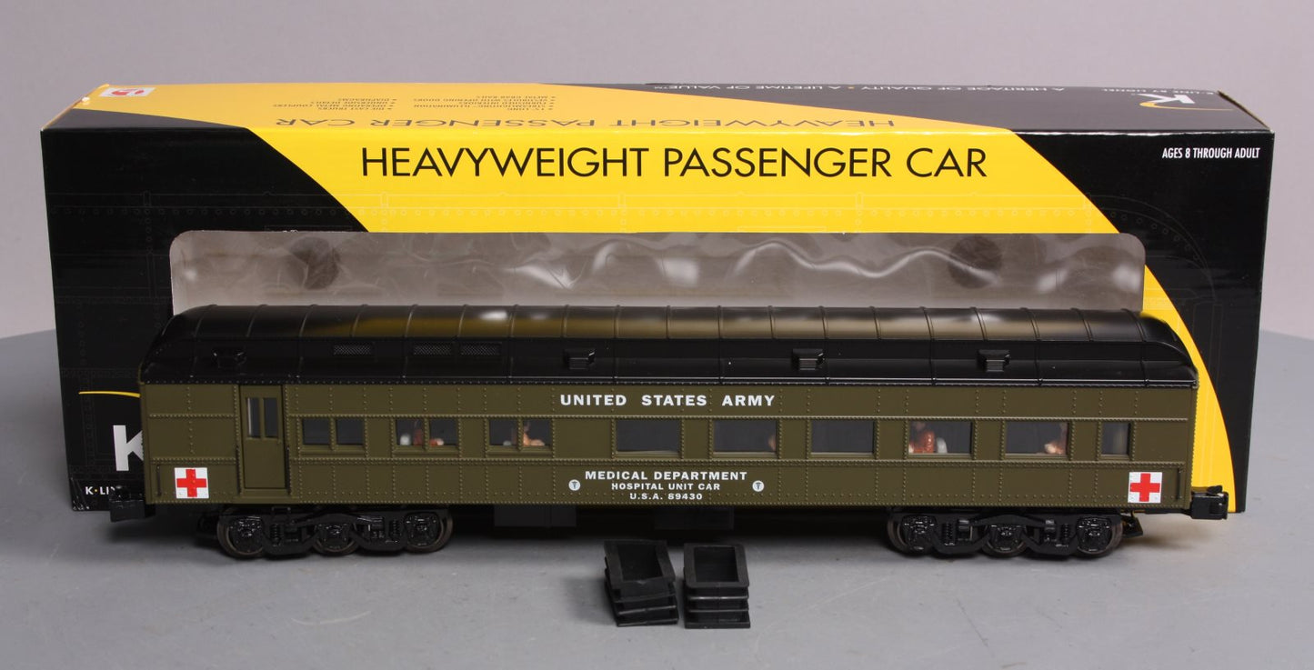 Lionel 6-21227 O Gauge US Army Hospital Passenger Car #889430 NIB