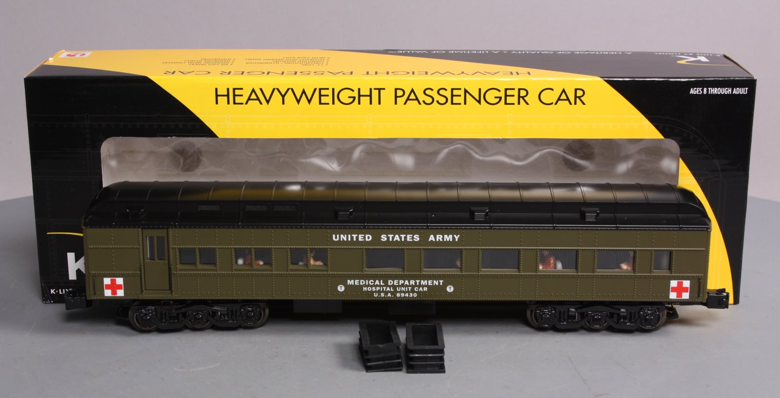 Lionel 6-21227 O Gauge US Army Hospital Passenger Car #889430 NIB