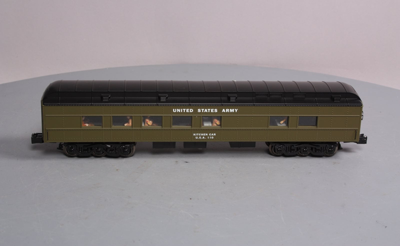 Lionel 6-21228 O Gauge US Army Troop Kitchen Passenger Car #110 NIB