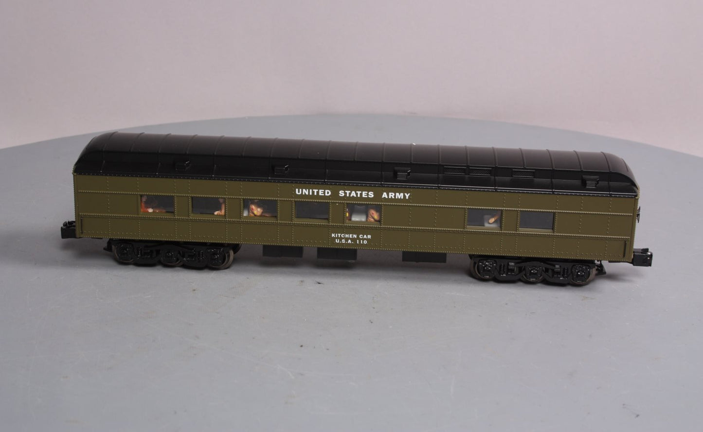Lionel 6-21228 O Gauge US Army Troop Kitchen Passenger Car #110 NIB