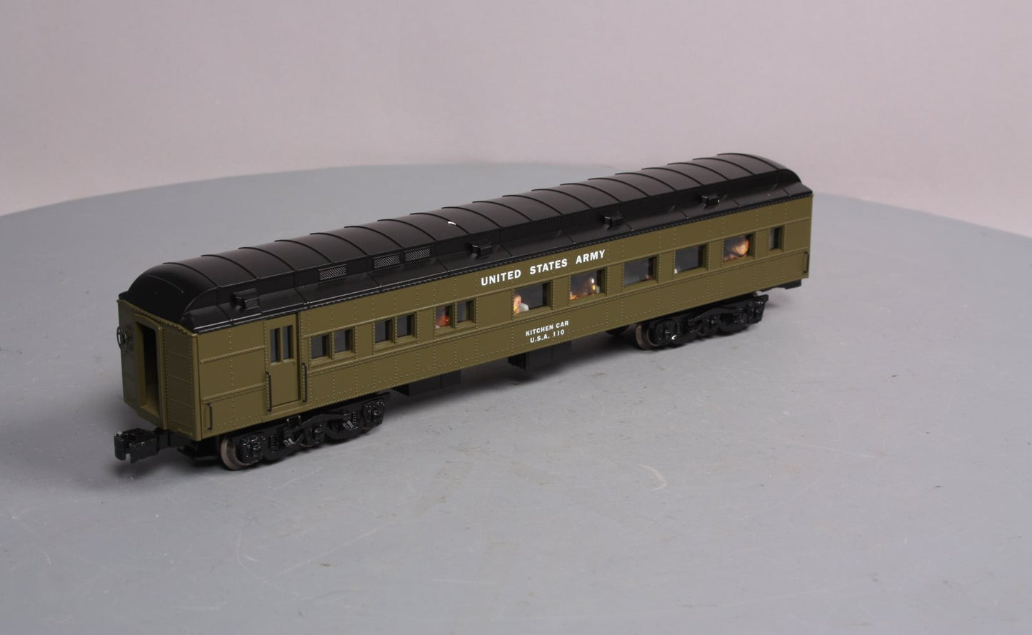 Lionel 6-21228 O Gauge US Army Troop Kitchen Passenger Car #110 NIB