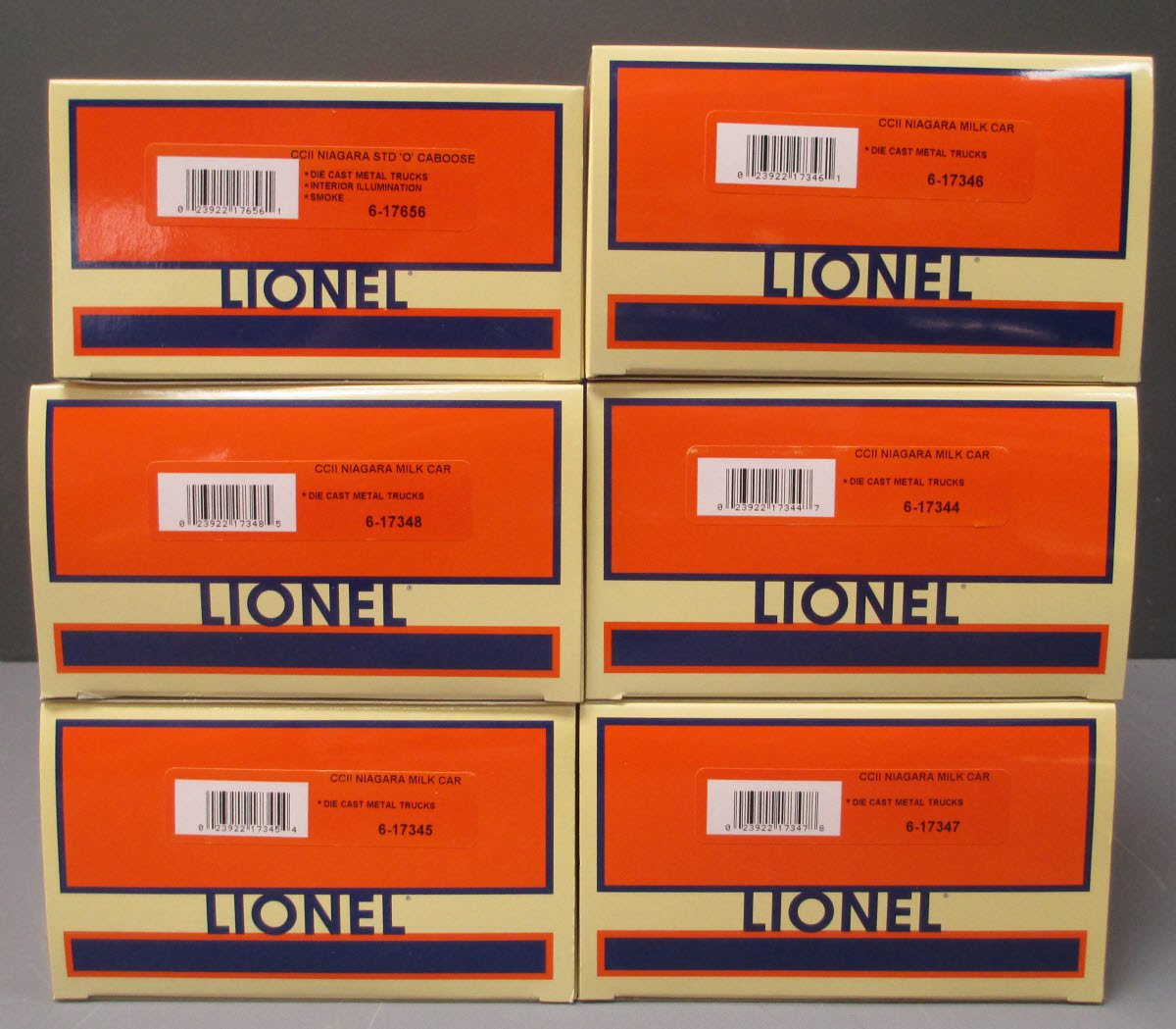 Lionel 6-31716 O Gauge Century Club II Niagara Milk Train Set MT/Box