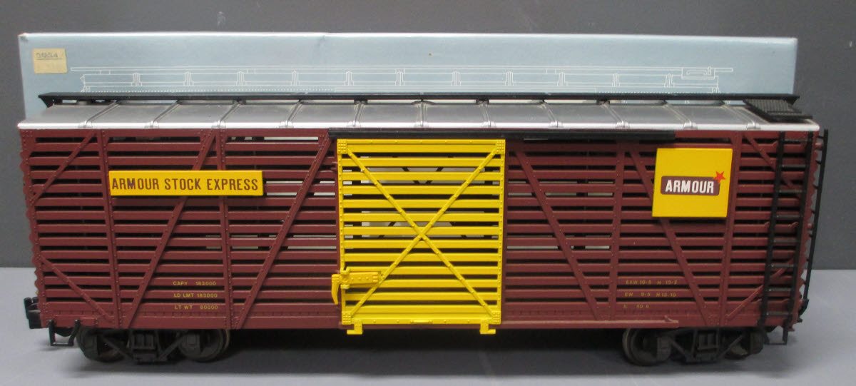 Aristo-Craft 46101 Armour Express Stock Car - Metal Wheels LN/Box