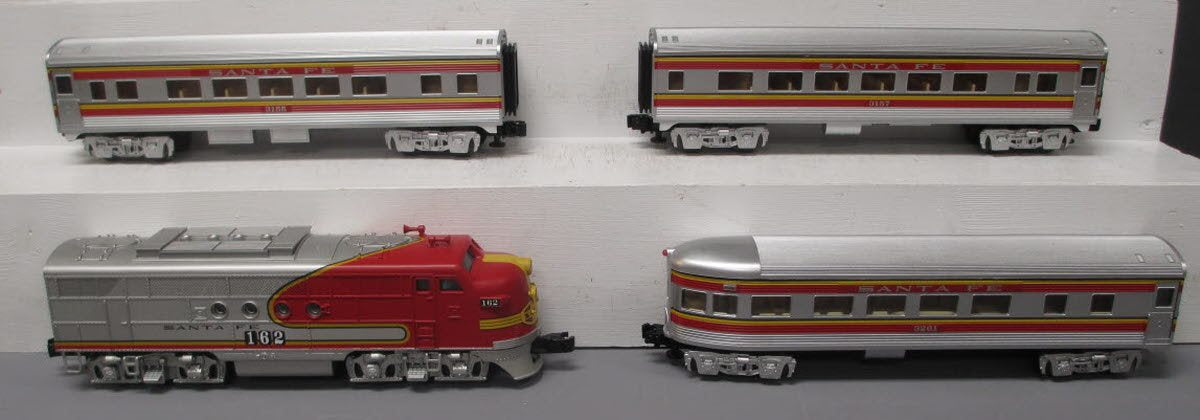 Lionel 6-30178 Santa Fe Super Chief O Gauge Diesel Passenger Train Set