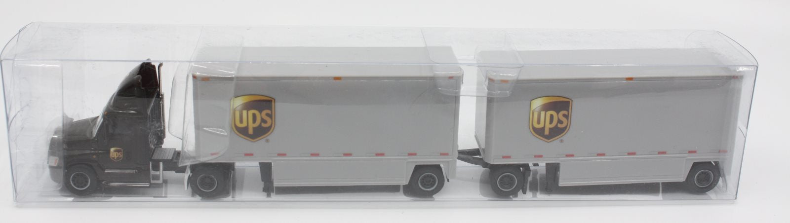 Trucks N' Stuff SP161 HO Scale Freightliner UPS Cascadia W/Double 28' Vans