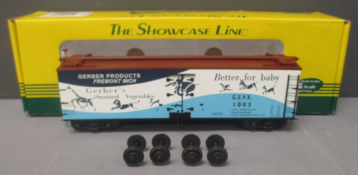 S-Helper 00487 S Scale Gerber Refrigerated Boxcar #1003 LN/Box