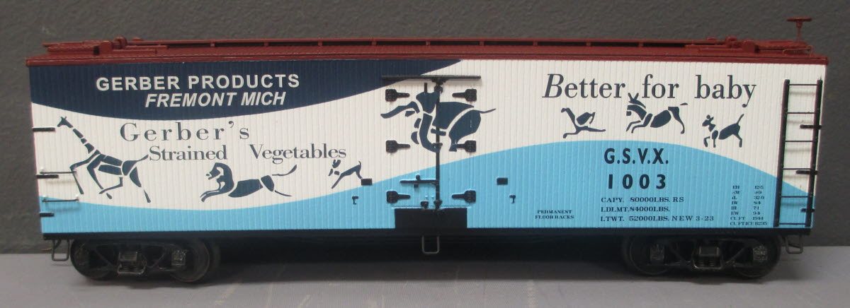 S-Helper 00487 S Scale Gerber Refrigerated Boxcar #1003 LN/Box