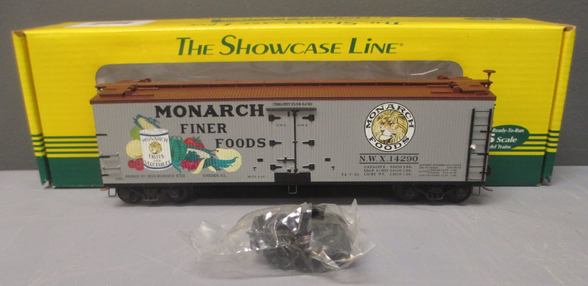 S-Helper 01274 S Scale Monarch Finer Foods N.W.X Refrigerated Boxcar #14290 LN/Box
