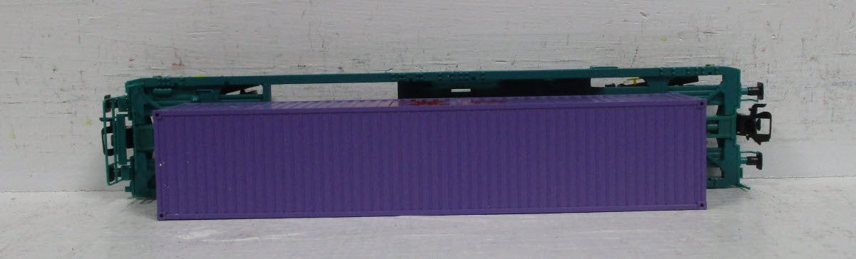 Marklin 47448 HO Scale Deep Well Flat Car With Container EX/Box