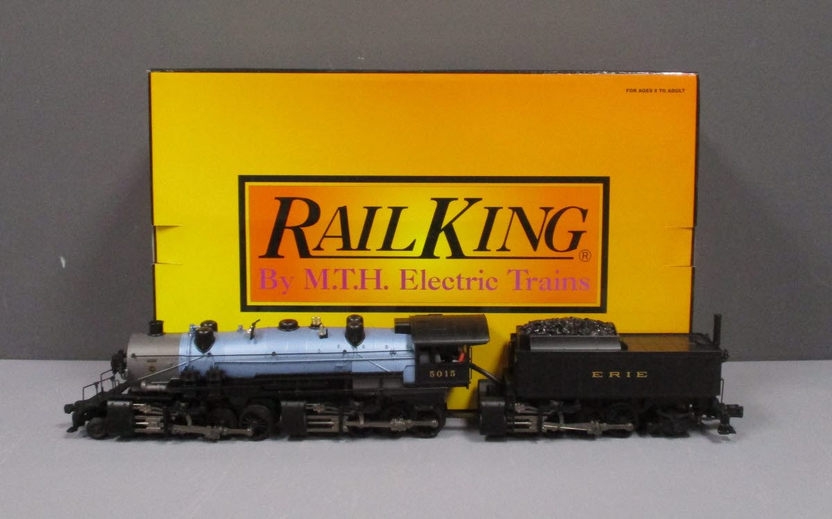 MTH 30-1337-1 O Gauge Erie 2-8-8-8-2 Triplex Steam Loco & Tender #5015 with PS2 LN/Box