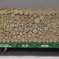 LGB 4078 G Southern Pacific Bulkhead Flatcar w/Log Load (Metal Wheels) NIB