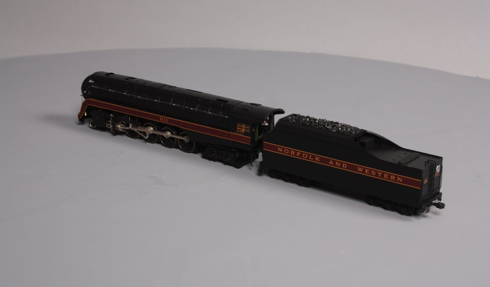 MTH 80-3265-1 HO Norfolk & Western 4-8-4 J Steam Locomotive with