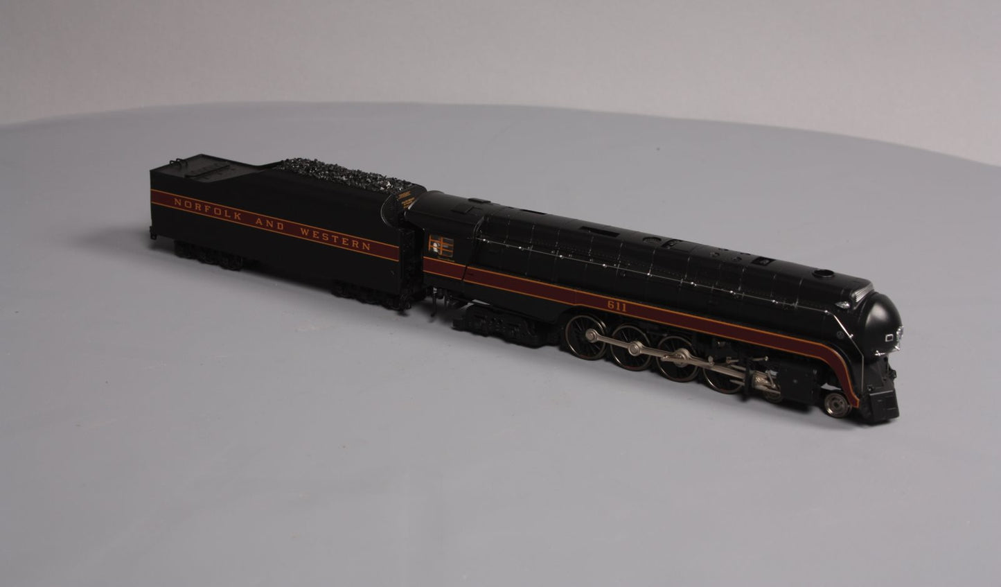 MTH 80-3265-1 HO Norfolk & Western 4-8-4 J Steam Locomotive with P-S 3.0 #611